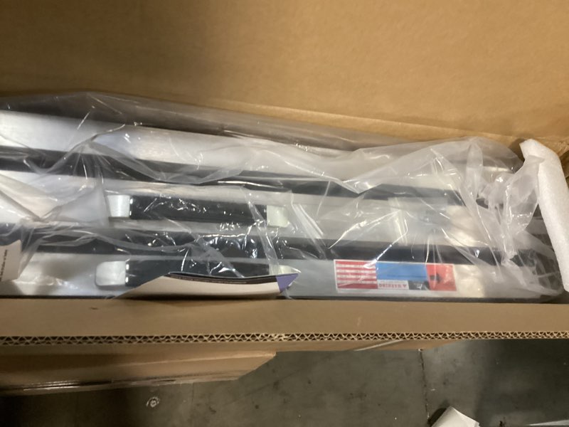 HomCom Wheelchair Ramp 5FT Foldable Aluminum Threshold Ramp with Non-Slip Surface and Handle 600lbs Weight Capacity Suitcase Handicap Ramp for Home Doorways Curbs Steps