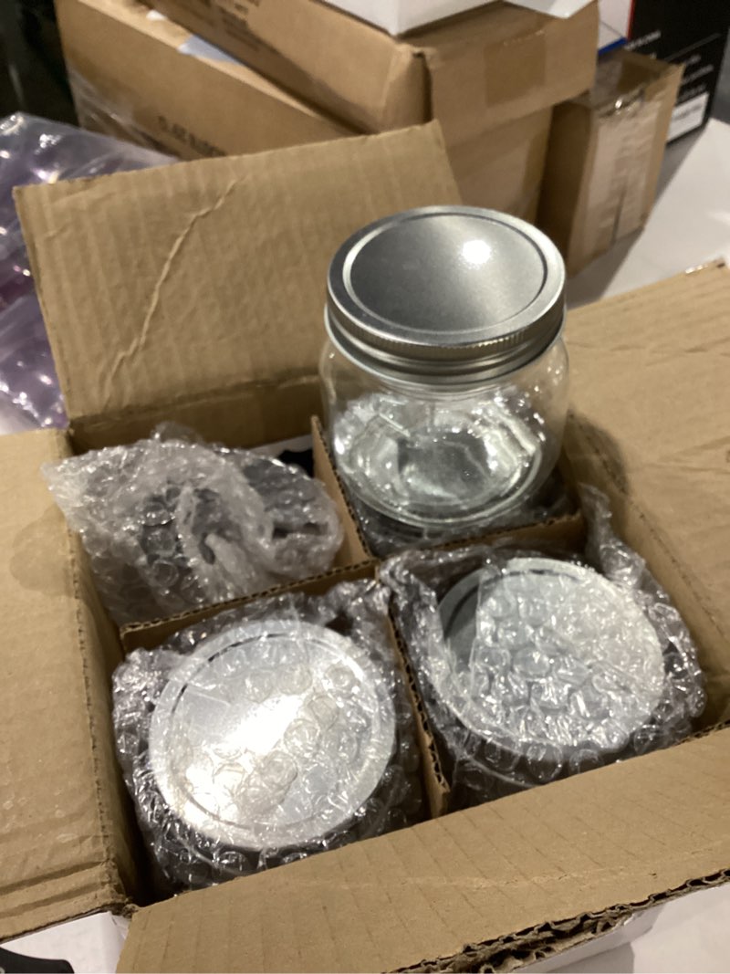 Condition photo showing New/Like New for GUEQUITLEX Glass Mason Jars With Lids Genuine Preserve Jar 8oz, Canning Jars for Food Storage, Dry Food, Snacks, Candies, DIY Projects 8 Pack 8oz,8 pcs