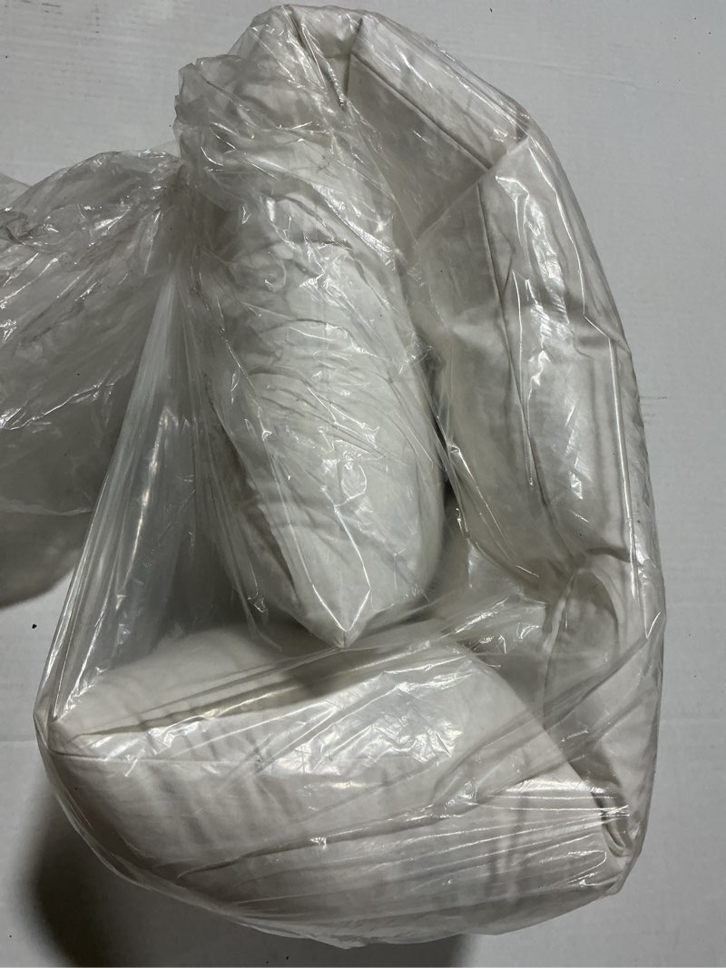 Condition photo showing Good Condition for premium feather pillow insert, 12”x48”