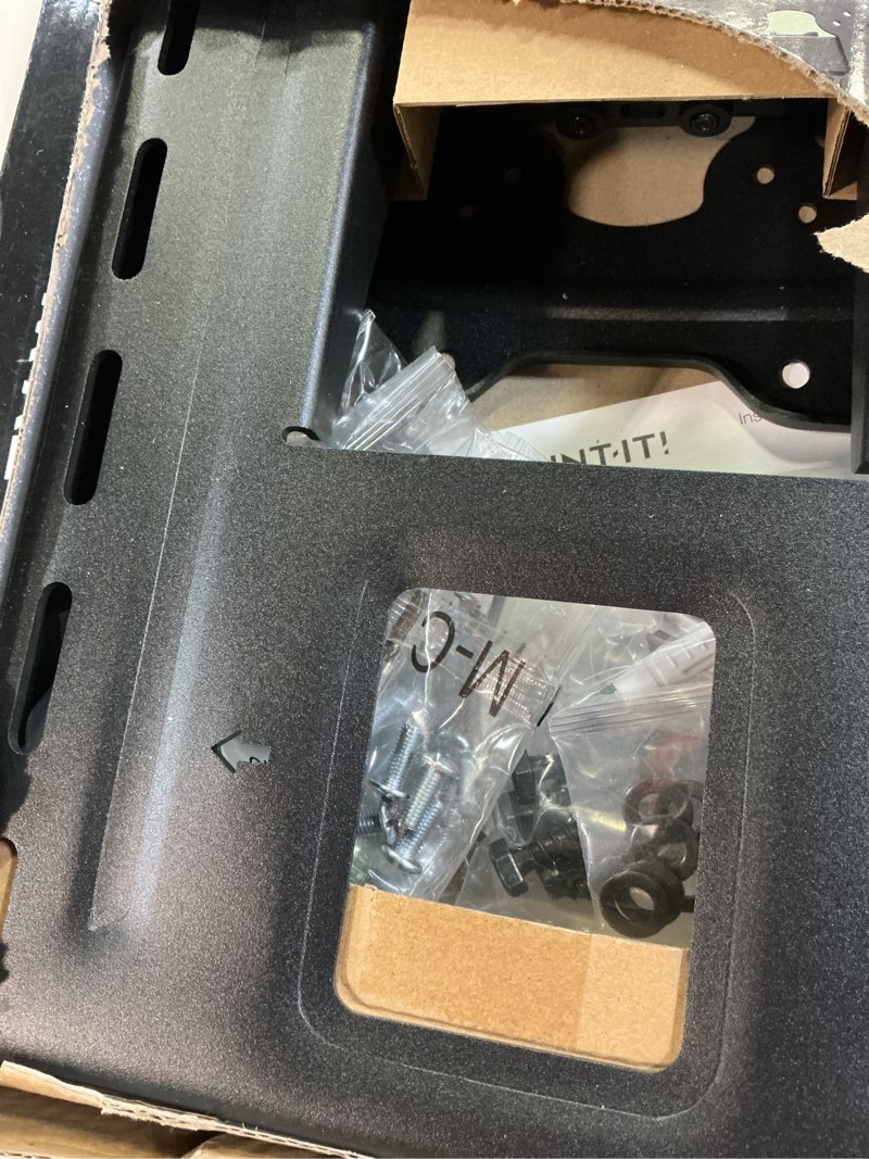 Condition photo showing Good Condition for mount-it! full-motion tv wall mount with 40" extension for 32" to 90" tvs capacity 110 lbs., heavy duty, lifetime warranty