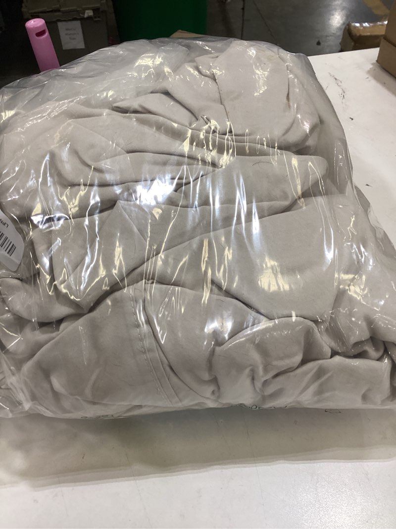 Condition photo showing As Is for full 6 piece sheet set - comfy breathable & cooling - ultra soft hotel luxury bedding set with 8-16 inch deep pockets - 1 flat & 1 fitted sheet & 4 pillowcases - cozy, wrinkle free & easy care - wheat 11 - wheat full