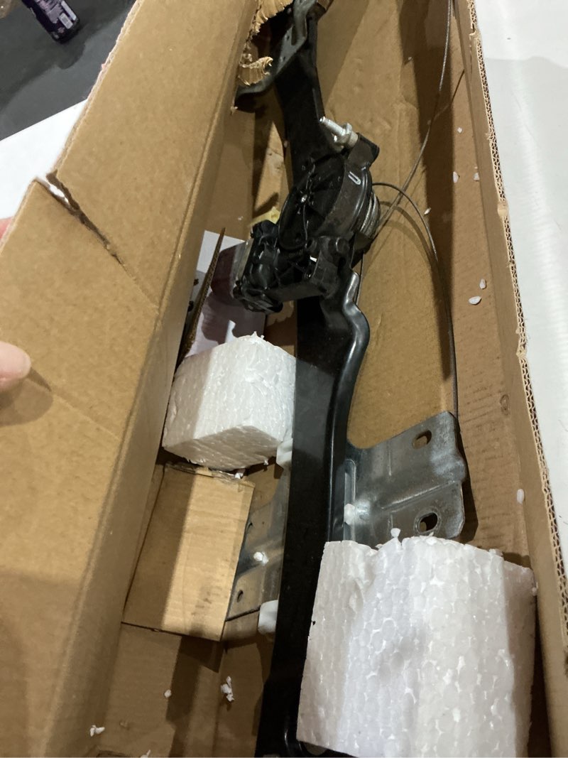 Condition photo showing As Is for a-premium power window regulator with 2-pin motor front passenger side compatible with buick enclave 2013-2017 & chevrolet traverse 2013-2017 & gmc acadia 2013-2016, acadia limited 2017