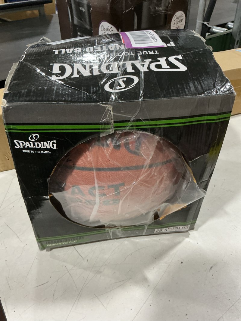 Condition photo showing Good Condition for spalding react tf-250 indoor-outdoor basketball 2021 version official size 7, 29.5\"