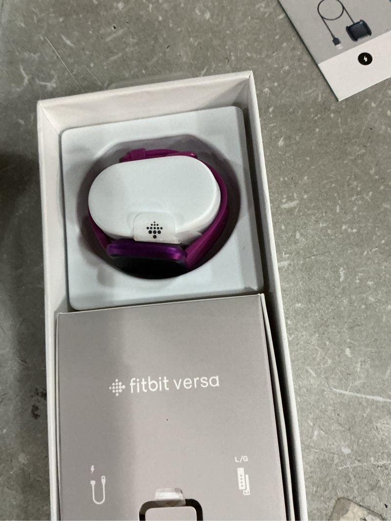 Condition photo showing Good Condition for fitbit versa lite edition smart watch, one size (s and l bands included), 1 count