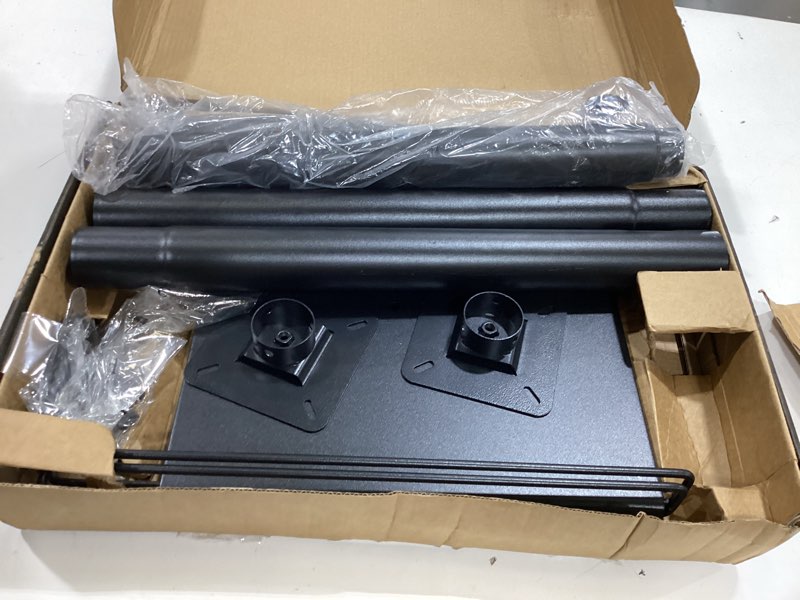 Condition photo showing Good Condition for usx mount bookshelf speaker stands pair, height adjustable extends 32-42 inch for rear surround sound speakers, floor satellite speaker stands for vizio bose sony jbl klipsch polk, max load 11 lbs 32" to 42" speaker stands