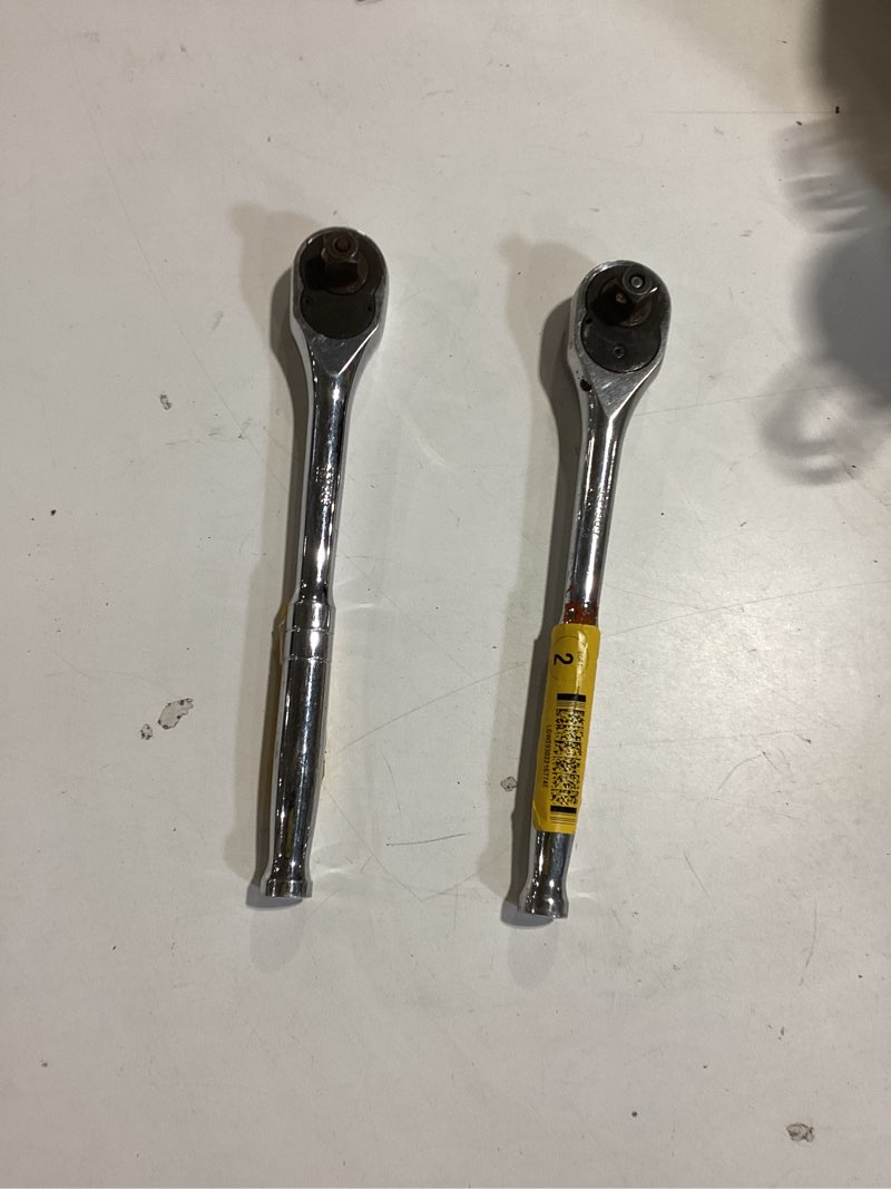 kobalt 90 -tooth 1/4-in drive full polish handle ratchet