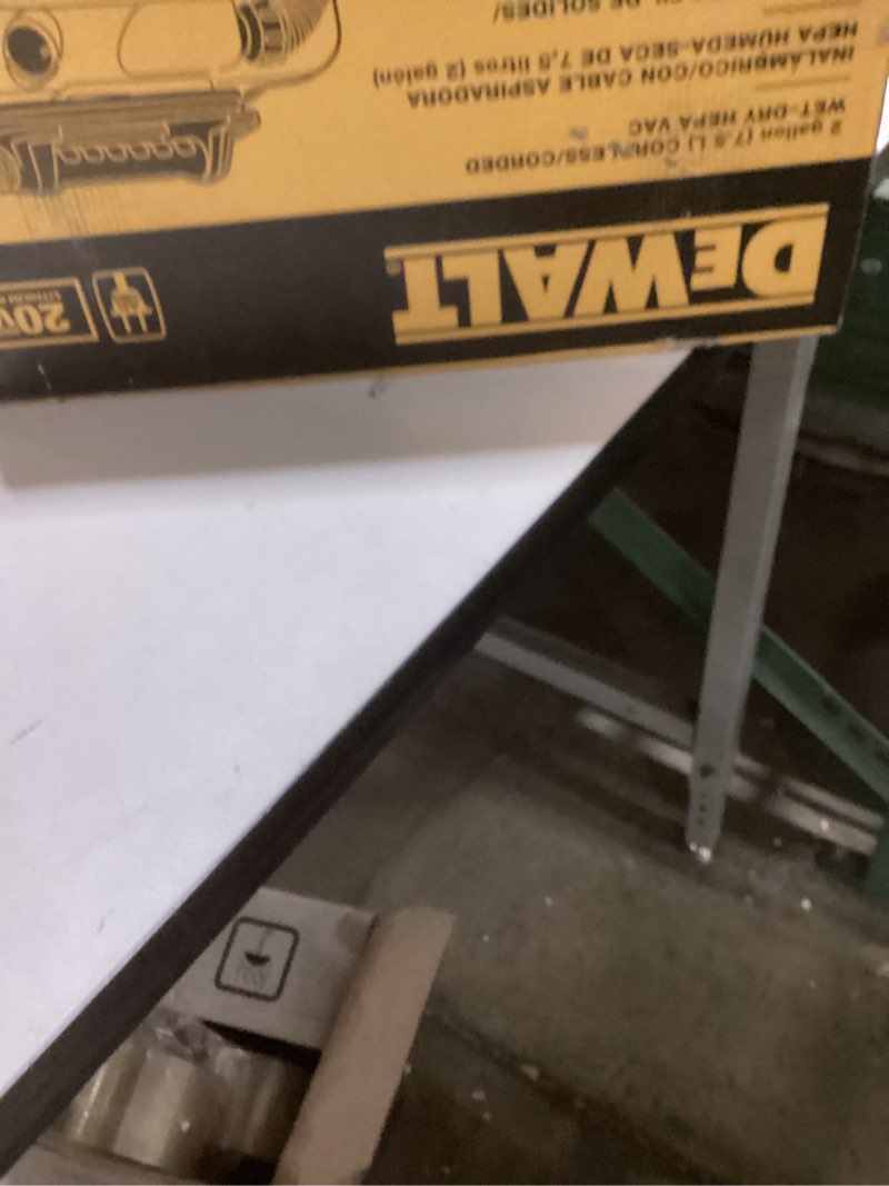 Condition photo showing New/Like New for dewalt 20v max wet/dry vacuum, cordless and corded, versatile power source, portable shop vacuum, tool only (dcv581h)
