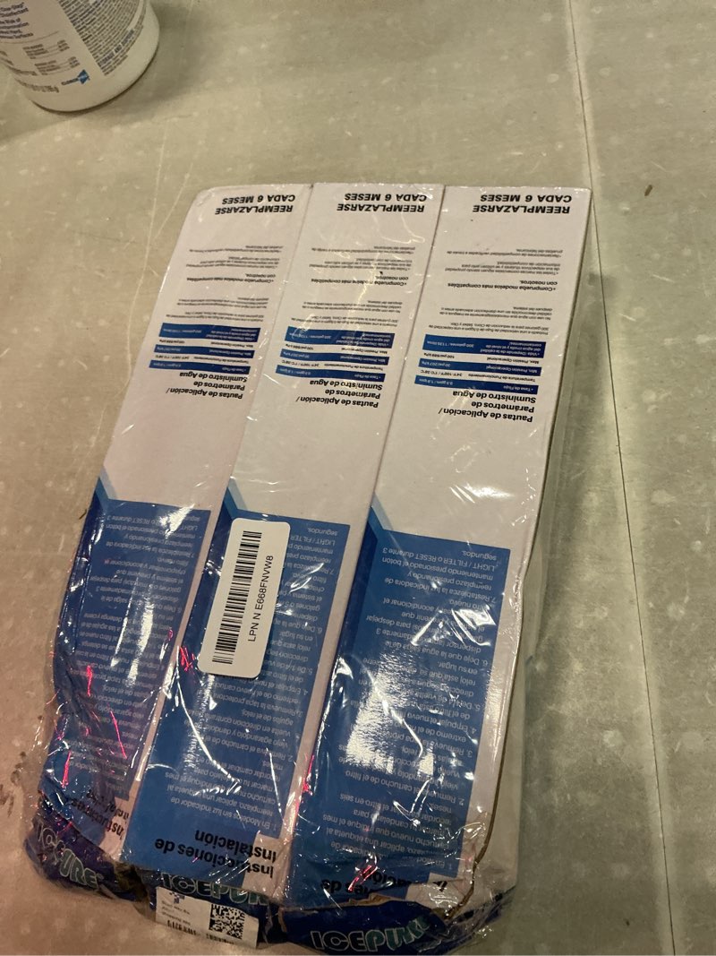 Condition photo showing Good Condition for icepure 5231ja2006a replacement for lg lt600p, kenmore 9990, 5231ja2006b, kenmoreclear 46-9990, 5231ja2006a-s, wfc2001, lsc27931st, lfx25960st, fml-2,rwf1000a refrigerator water filter 3pack chlorine, odor removal