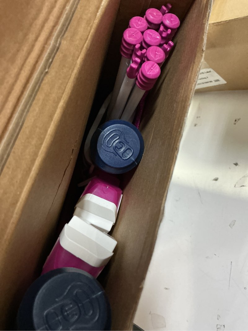 Condition photo showing As Is for Bow and Arrow for Kids, LED Light Up Archery Set with 12 Suction Cup Arrows, 1 Hanging Target, 3 Score Targets & 1 Quiver, Indoor Outdoor Sport for Boys Girls Ages 4-12, Purple Hanging-Purple