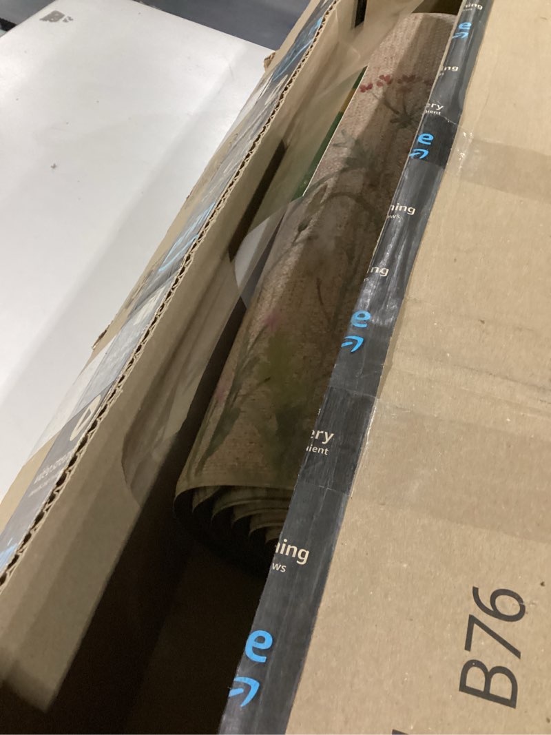 Condition photo showing New/Like New for KIMODE Anti Fatigue Kitchen Mats, Farmhouse Kitchen Rugs Sets of 2, Non Slip Waterproof Kitchen Floor Mats, Ergonomic Cushioned Standing Mats for Sink, Laundry, Desk Brown 20"x47"+20"x32" 20" x 47"+20" x 32"--0.47 inches Floral/Brown