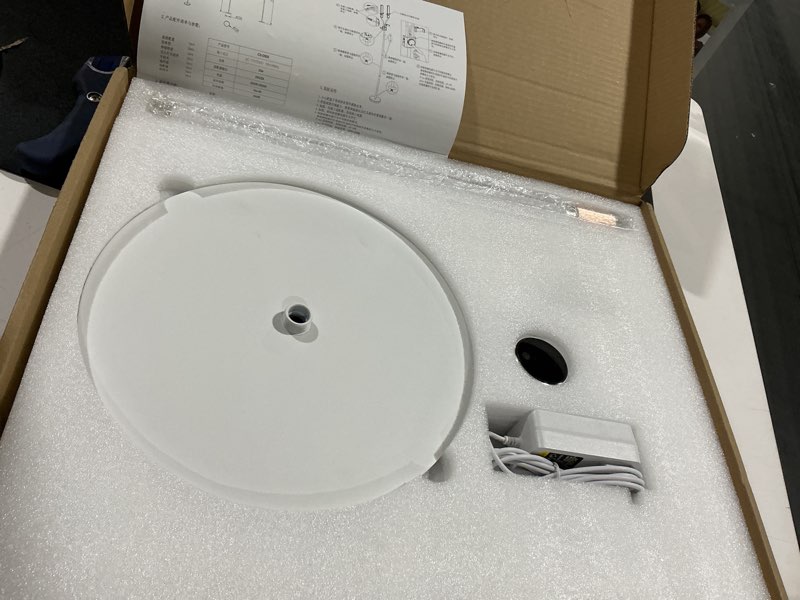 Condition photo showing Good Condition for lash light for eyelash extension led floor lamp with 3 color temperature, lash lamp esthetician light for tattoos, nail, photograph, adjustable brightness height with phone holder (white)