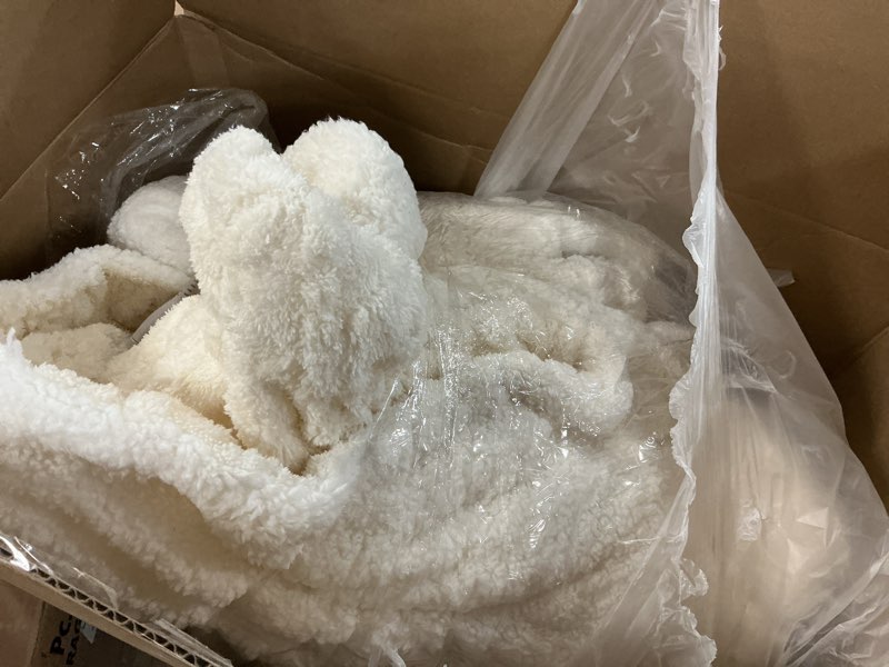 Condition photo showing Good Condition for Heated Blanket Electric King Size, Machine Washable Plush Heated Blanket with Dual Control 5 Heating