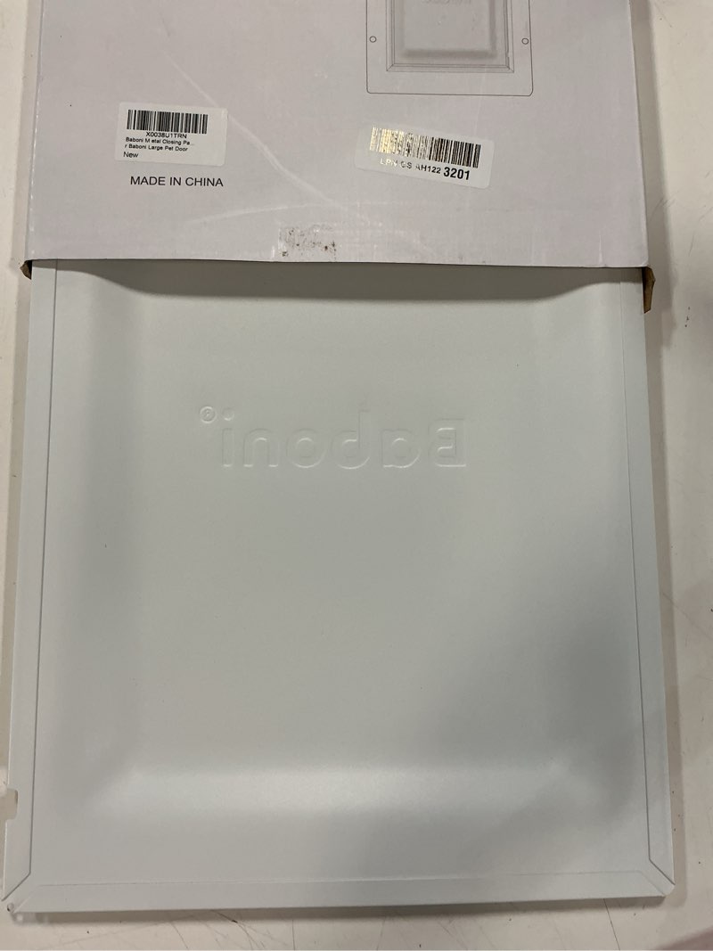 Condition photo showing Good Condition for baboni metal closing panel pet door cover (large) - only for baboni large pet door