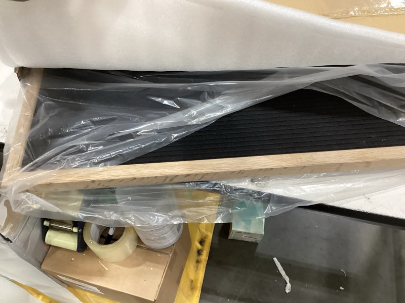 Condition photo showing As Is for large felt letter board 24x30 inch with 748 letters, large menu board letter, felt board large message board, changeable letter board large black letter board sign restaurant, office, oak frame letterboard black felt oak frame