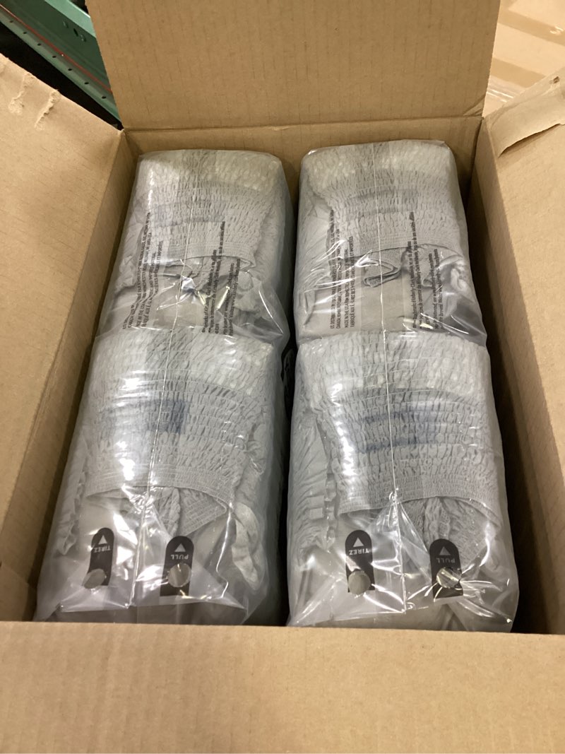 Condition photo showing New/Like New for Depend Fresh Protection Adult Diapers, Incontinence Underwear for Men, Disposable, Maximum, Small/Medium, Grey, 80 Count (2 Packs of 40), Packaging May Vary Small/Medium 80