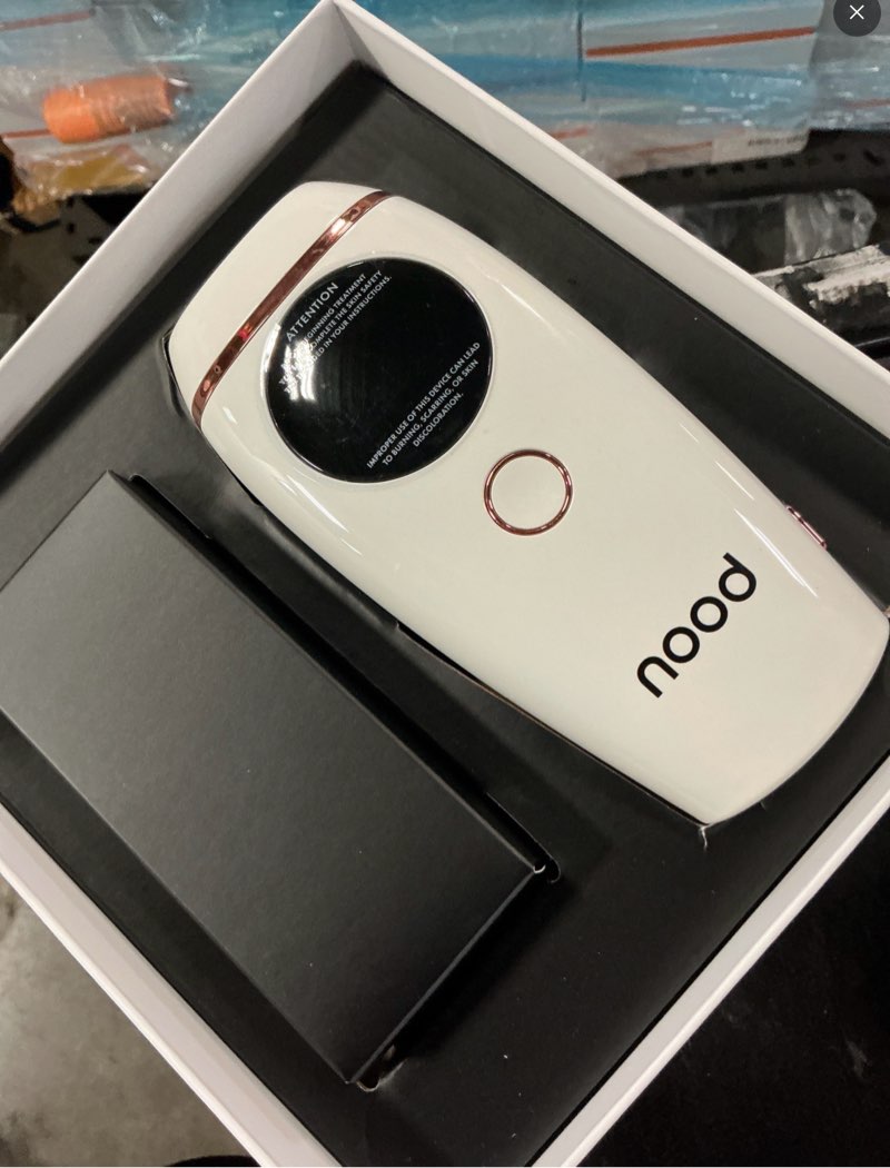 Condition photo showing As Is for nood the flasher 2.0 ipl permanent hair removal