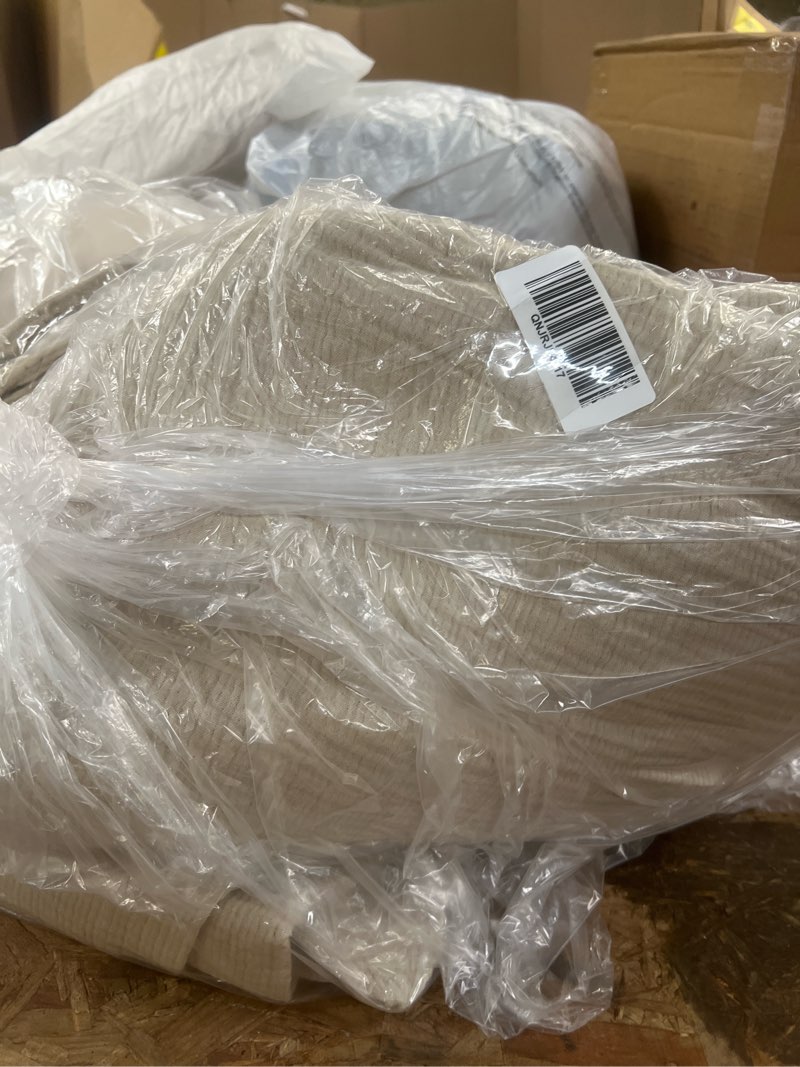 Condition photo showing Good Condition for organic airy gauze duvet cover set, full/queen, dune