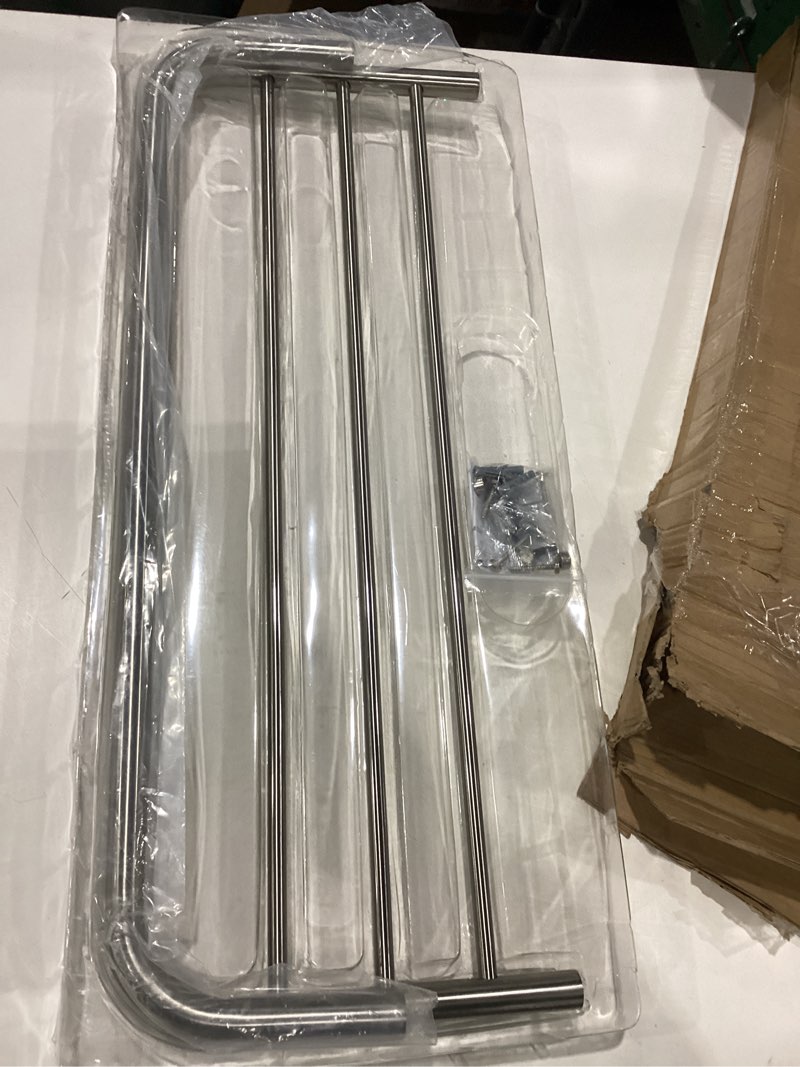 Condition photo showing Good Condition for Fixsen 24 Inch Bathroom Towel Rack Towel Bar Towel Shelf Brushed Nickel Stainless Steel and Zinc Alloy Wall Mount 1pc for House Lavatory and Hotel… Brushed Nickel 24 Inch