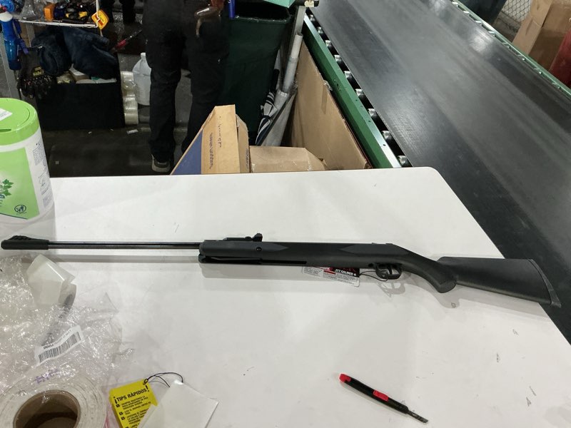 Condition photo showing As Is for MISSING SCOPE Umarex unisex adult Ruger Blackhawk .177 Caliber Pellet Gun with 4x32mm Scope Air Rifle, Black, Large US
