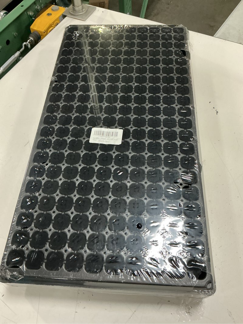 Condition photo showing New/Like New for gardzen 10 pack 200 cell seed starter trays, 1.5" deep plug tray for seedlings, durable seedling trays with drainage holes, fit standard 1020 drip tray 200-cell