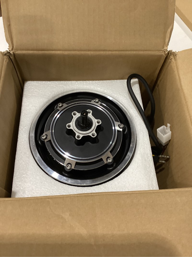 Condition photo showing Good Condition for 10 inch electric scooter hub motor, 48v 1000w noiseless electric brushless disc brake hub motor aluminum alloy wheel hub motor for electric bikes, electric scooters, folding