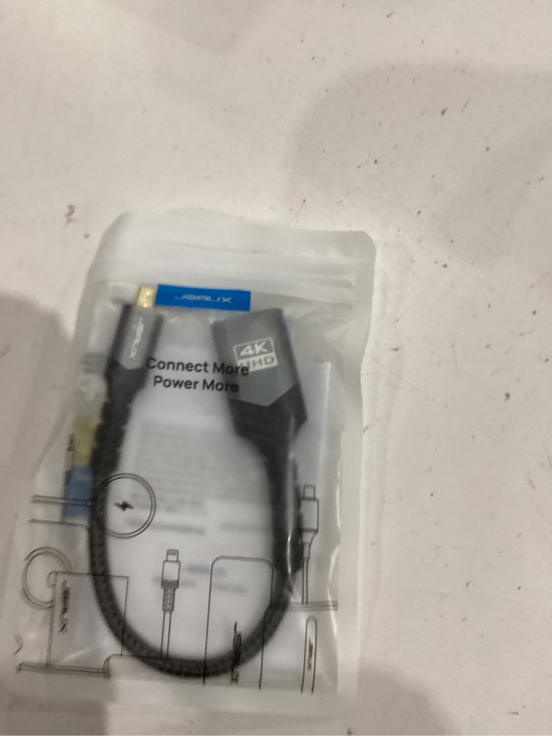 Condition photo showing Good Condition for jsaux micro hdmi to hdmi adapter, 4k@60hz hdr 3d dolby 18gbps, compatible with raspberry pi 5/pi 4/go pro hero/nikon/canon/sony and other camera-gray 1 pack grey