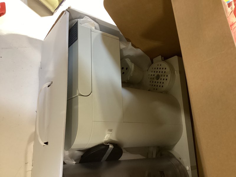 Condition photo showing As Is for chefman single serve coffee maker, works with k-cup & grounds concrete