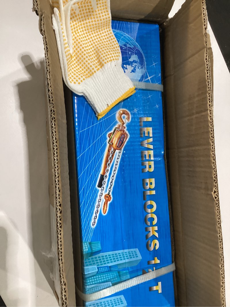 Condition photo showing New/Like New for Lever Chain Hoist 3300lbs 10ft 1-1/2 ton Come Along Ratchet Puller Hoists for Heavy Duty Lifting (1.5ton)