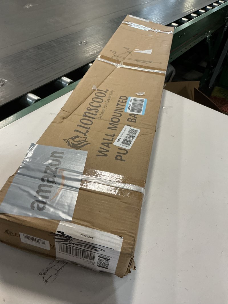 Condition photo showing New/Like New for LIONSCOOL Multifunctional Wall Mounted Pull Up Bar with Pulley System, 48" and 16"/24" Multi-Grip Chin Up Bar, Cable Pulley Attachments Included, Perfect for Upper Body Workouts 16"/24" APART