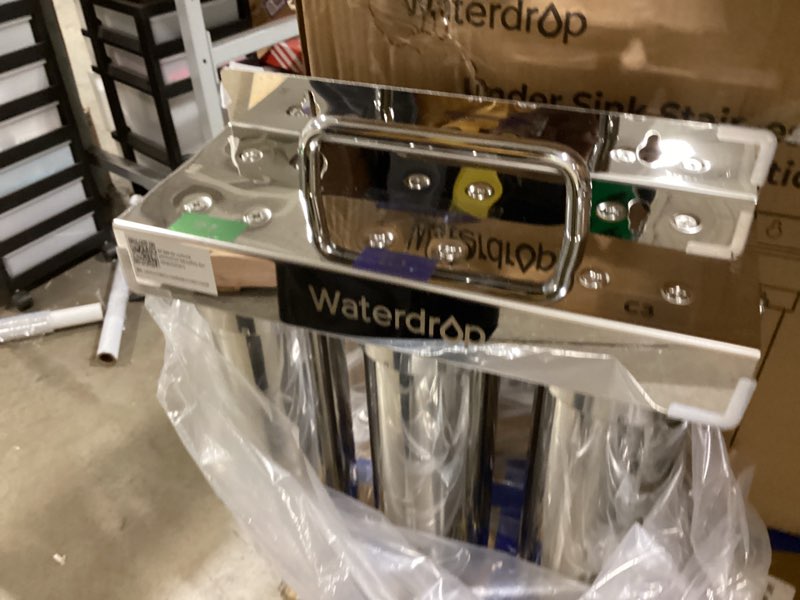 Condition photo showing Good Condition for waterdrop tst-uf 0.01?m ultra-filtration under sink water filter system, stainless steel under sink water filtration system, removes 99% of substances, chlorine, bad taste & odor, no drill required direct connect to faucet