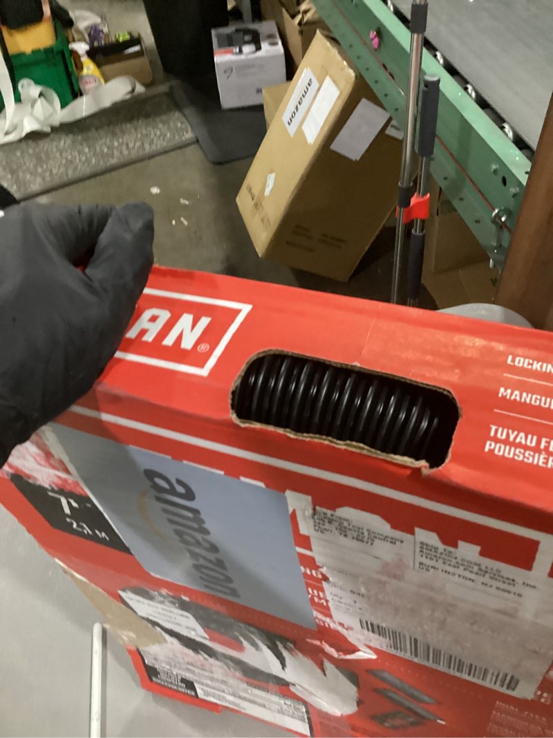 Condition photo showing New/Like New for craftsman cmxzvbe38763 2-1/2 in. x 7 ft. pos-i-lock wet dry vac hose attachment kit, industrial-grade shop vacuum replacement hose, fits most wet/dry vacuums with a 2-1/2 in. diameter 2-1/2 in. by 7 ft.