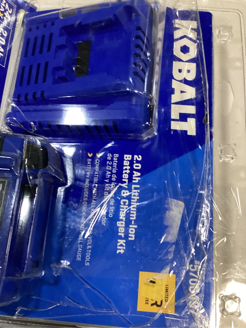 Condition photo showing Good Condition for kobalt 24 -volt 1 -pack lithium-ion ( 2 ah battery and charger )