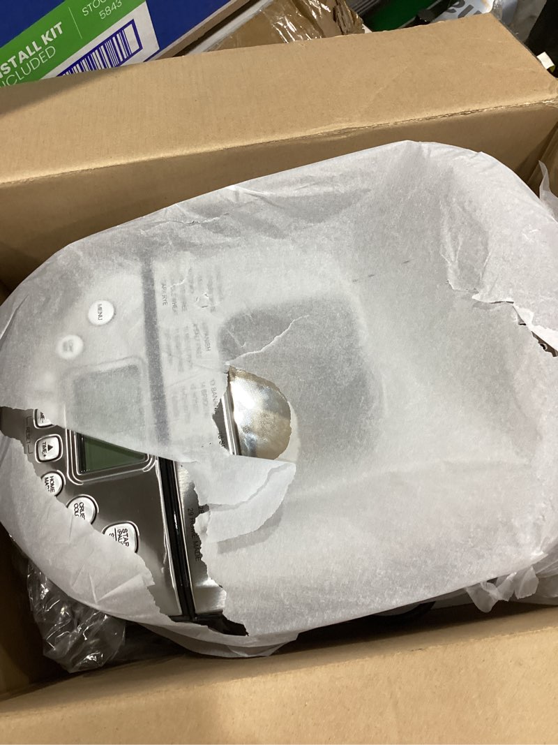 Condition photo showing Good Condition for KITCHENARM 29-in-1 SMART Bread Machine with Gluten Free Setting 2LB 1.5LB 1LB Bread Maker Machine with Homemade Cycle - Stainless Steel Breadmaker with Recipes Whole Wheat Bread Making Machine 29 Programs - 3 Loaf Sizes - 3 Crust Colors Stainless Steel