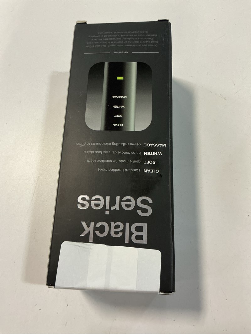 Condition photo showing New/Like New for Aquasonic Black Series Ultra Whitening Toothbrush – ADA Accepted Electric Toothbrush- 8 Brush Heads & Travel Case – 40,000 VPM Electric Motor & Wireless Charging - 4 Modes w Smart Timer 1 Count (Pack of 1)