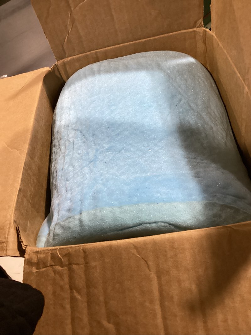 Condition photo showing Good Condition for GoTo Foam blue memory foam Height x 30\" Width x 72\" Length 44ILD (Firm) Upholstery Cushion Made in USA 2x30x72 Firm