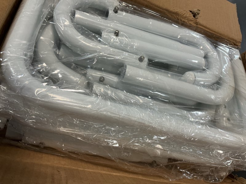 Condition photo showing Good Condition for adjustable solar cover holder for steel-wall above ground pools - heavy-duty 5-pack, no drilling required