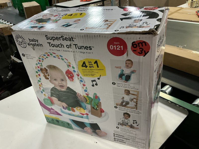 Condition photo showing New/Like New for Baby Einstein SuperSeat Touch of Tunes 3-in-1 Activity Seat, with Music & Lights, Ages 6 Months and Up