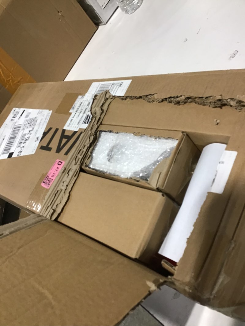 Condition photo showing Good Condition for SRIWATANA White Floating Shelves, 24 Inch Solid Wood Storage Wall Shelves Set of 4 Display Ledge Shelves Decor for Bedroom, Living Room, Bathroom, Kitchen - White