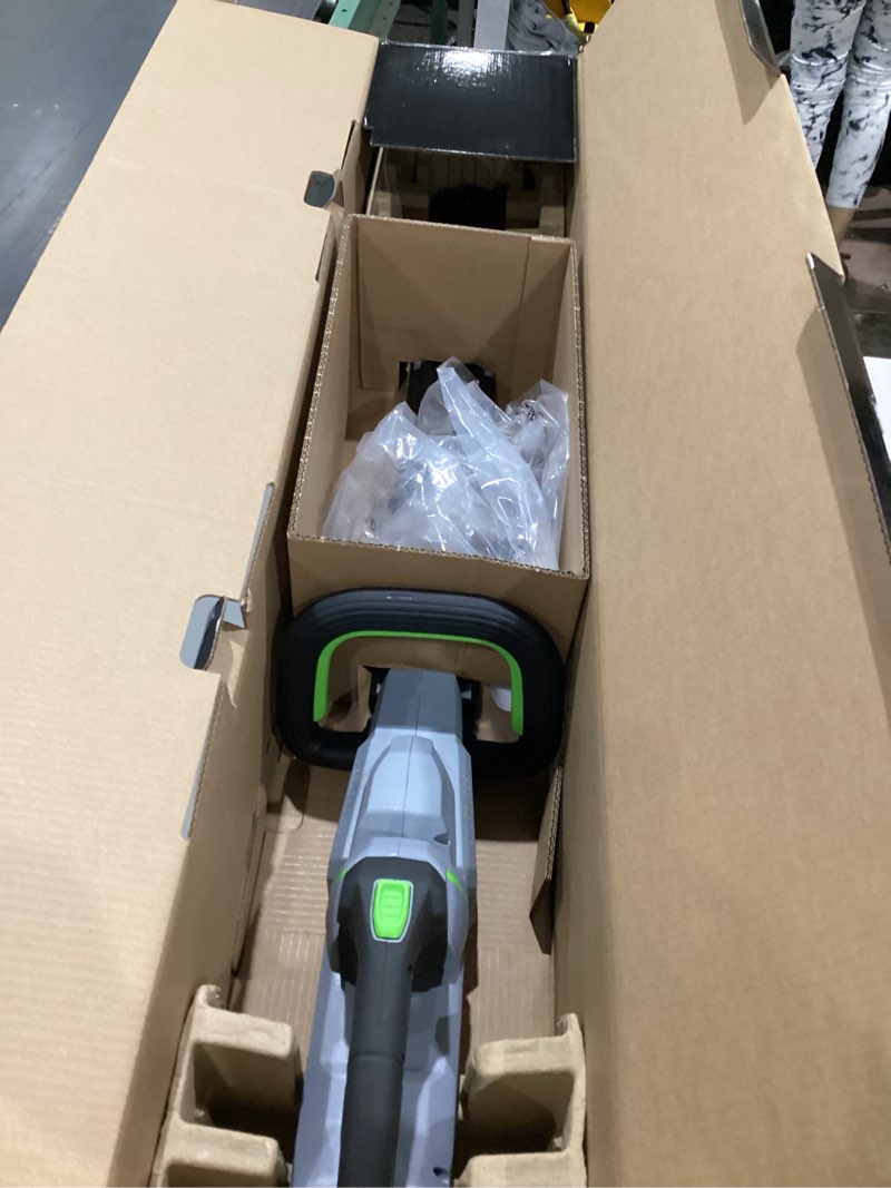 Condition photo showing As Is for ego power+ ht2600 26 in. 56 v battery hedge trimmer tool only