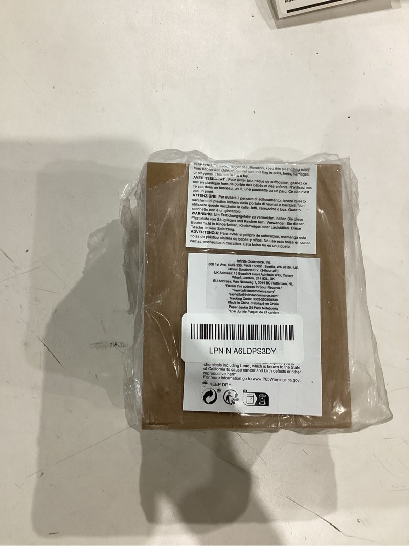Condition photo showing Good Condition for Paper Junkie Bulk Notebooks - A6 4 x 6-Inch, Kraft, Unlined, Pack of 24 - Blank Sketchbook & Mini Sketch Pads for Kids - Nature Journal for Kids & Craft Paper Notebooks 4x6 inch