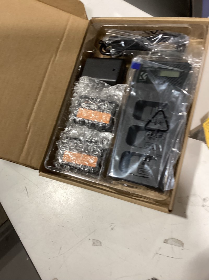 Condition photo showing Good Condition for Similar product not like stock photo4&6 Pack NP-F970 Batteries 8900mAh and 4/6-Channel Charger Compatible with NP F970, F960, F950, F930, F770, F750, F570, F550, F530, F330 and Handycams, Field Monitor, Video Light (4 Channel&4 battery)