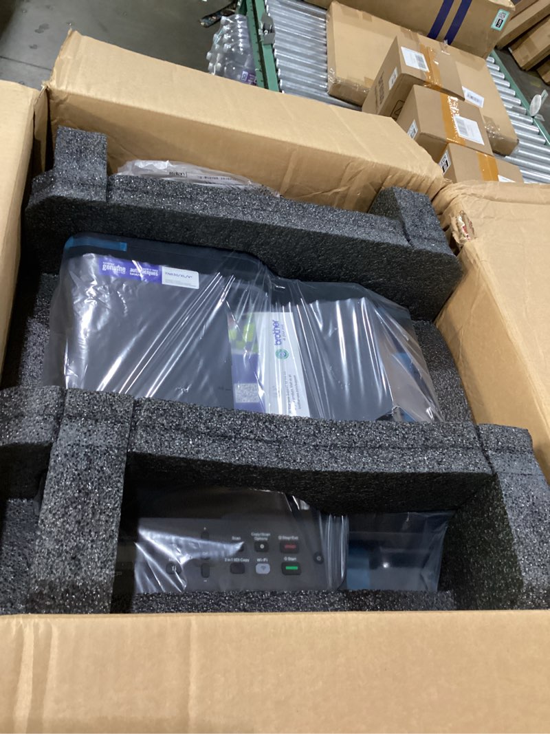 Condition photo showing New/Like New for brother dcp-l2640dw wireless compact monochrome multi-function laser printer with copy and scan, duplex, black & white output | includes refresh subscription trial(1), (renewed premium) renewed: dcpl2640dw