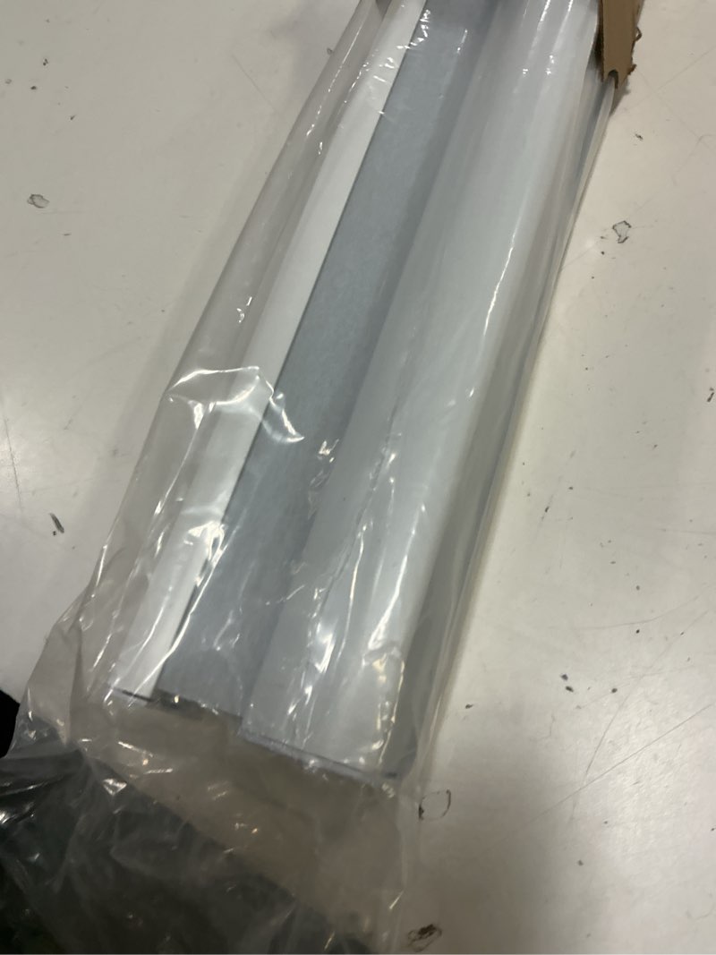 Condition photo showing Good Condition for joydeco cellular shades cordless, 35 inch wide blackout cellular blinds for windows, waterproof honeycomb blinds white window coverings for bedroom, living room, office, kitchen (35" w x 64" h) a - white 35"w x 64"h