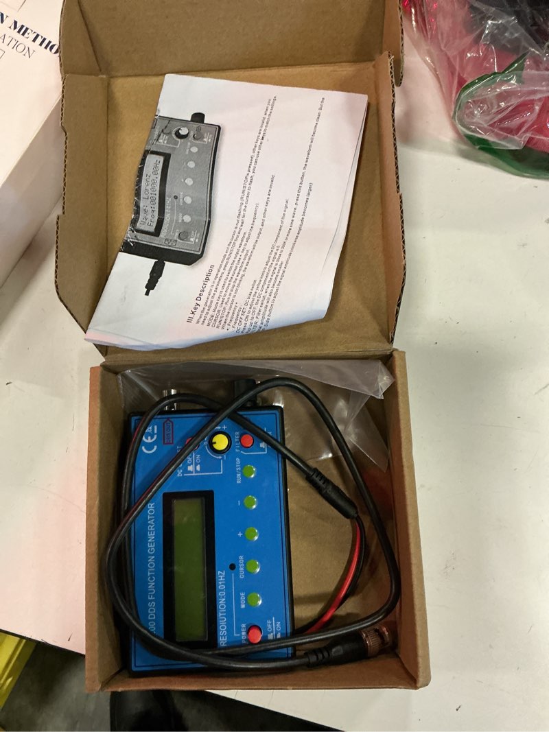 Condition photo showing Good Condition for mini dds signal generator,1hz-500khz multifunction waveform generator signal source with 7.83hz schumann resonator, ideal for audio testing, oscilloscope calibration, tracking down circuit faults