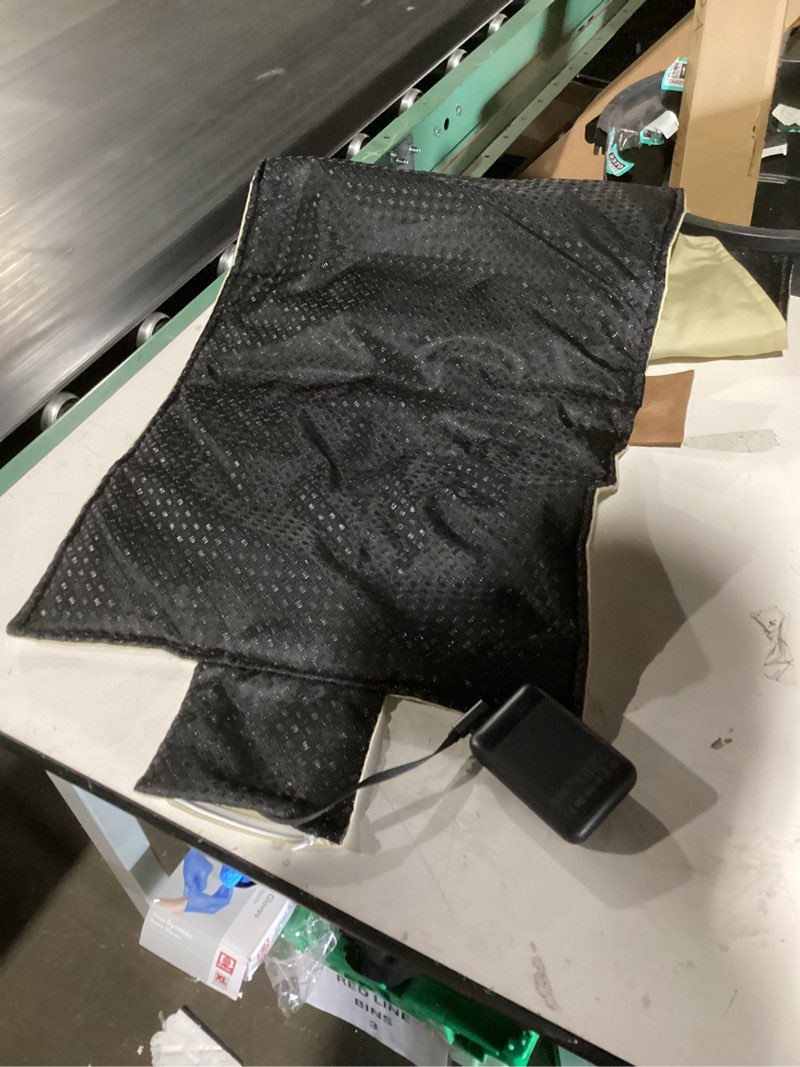 Condition photo showing Good Condition for usb heating pads neck back shoulder heat pad shoulder pain relief electric cloth heater pad washable foldable pad 35-42? 3-mode adjustable temperature usb heated blanket for clothes seat pet warmer grey