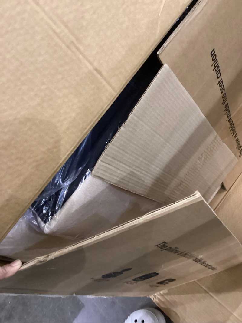 Condition photo showing New/Like New for COLAMY Mid-Century Modern Upholstered Accent Chair with Back Pillow & Solid Wood Legs, Fabric Cozy Armchair for Living Room, Bedroom, Reading Nook, Apartment & Small Spaces, Beige Beige Fabric Set of 2