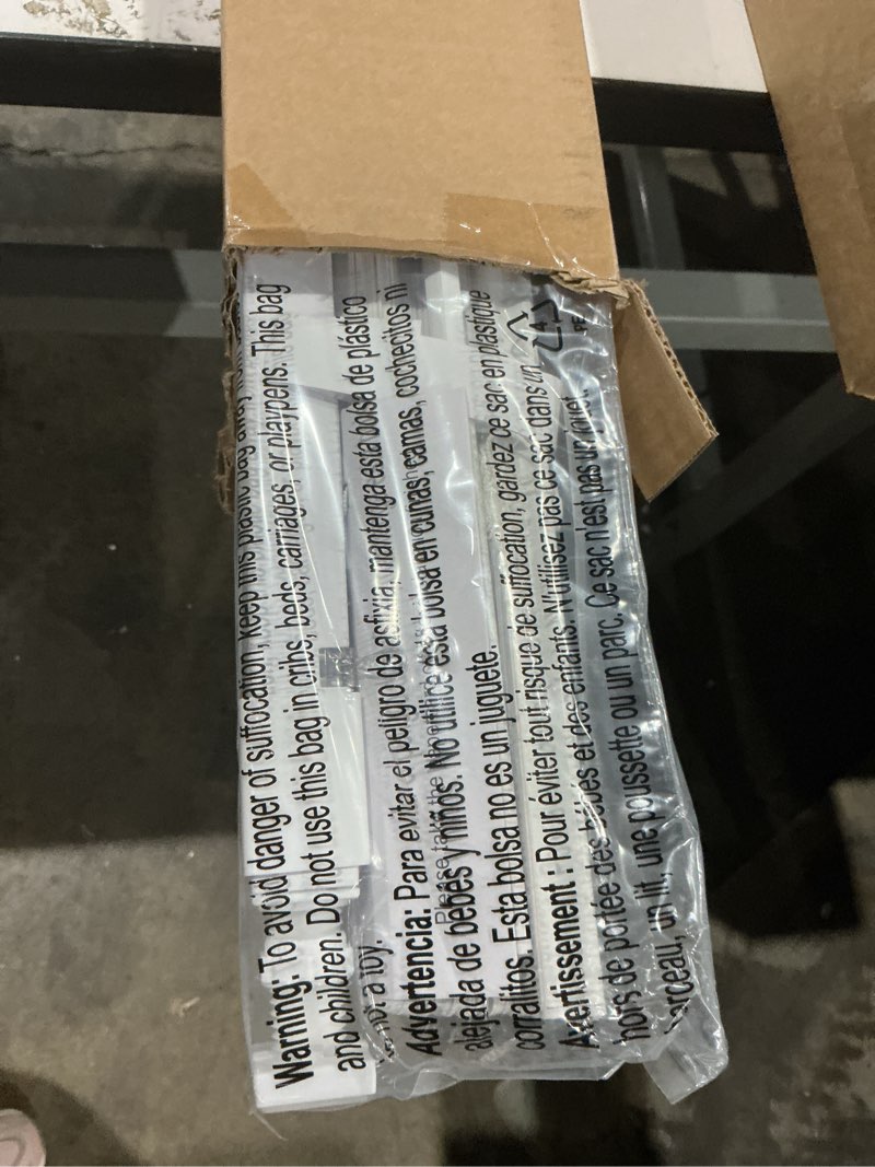 Condition photo showing Good Condition for lazblinds no tools no drill 1" vinyl mini blinds, cordless blinds for windows, light filtering horizontal window blinds & shades, 34" w x 72" h, white cordless-white 34" w x 72" h