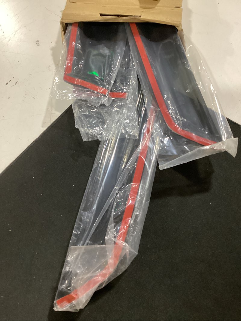 Condition photo showing Good Condition for window visors for 2014-2020 nissan rogue, outside mount tape-on rain guards, 4-piece set vent shade deflectors for nissan rogue 2014-2020