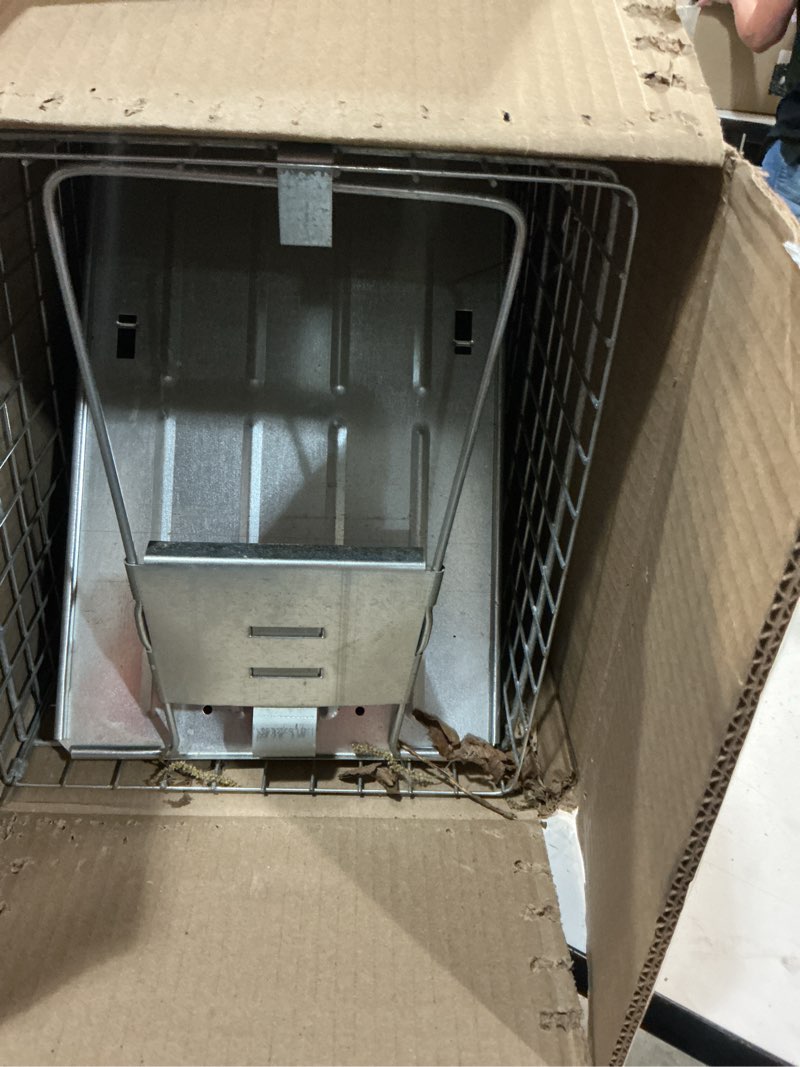 Condition photo showing Good Condition for havahart 1079sr large 1-door humane catch and release live animal trap cage - live raccoon trap, for bobcats, beavers, dogs, & more