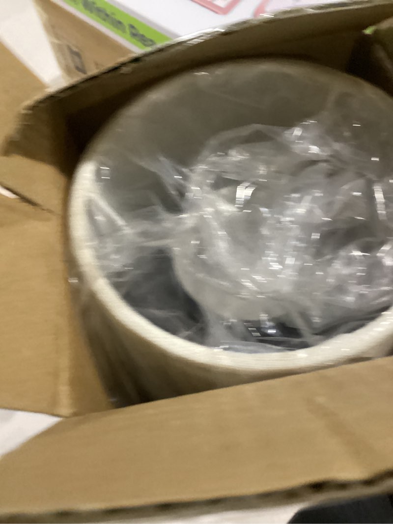 Condition photo showing Good Condition for AKASUKI Table Lamp for Bedroom, 3 Way Dimmable Touch Lamp with Dual Charging Station, Small Bedside Lamps for Night Stands, Living Room, Office(LED Bulb Included) Cream Shade-Wood Base 14.25 in